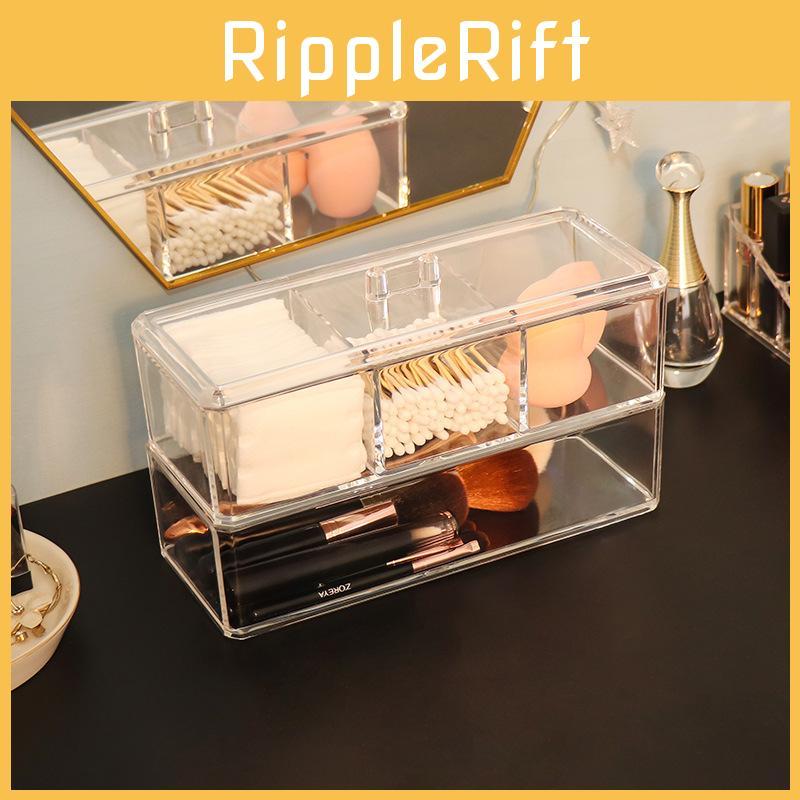 Modern Minimalist Acrylic Drawer Box With Cover For Bathroom And Living Room Storage