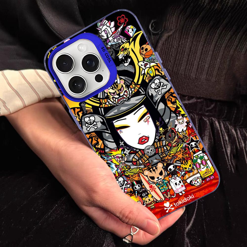 Япония Tokidokis Чехол для телефона Для IPhone 16 15 14 13 12 11 Pro Max X XR XSMAX 8 7 Plus Матовый Ударопрочный Задняя крышка