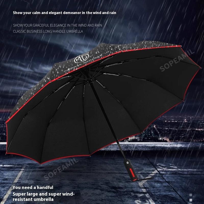 Car Automatic Folding Windproof UV Sun Protection Sunshade Umbrella For MG ZS HS ES5 S5 MG4 EV Electric MG3 MG5 MG6 MG7 ONE EZS fxl1