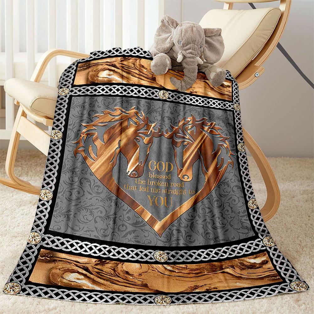 Horse Racing Derby Event Blankets are suitable for living rooms, bedrooms, camping, and other places, making them an ideal choice for gifts.