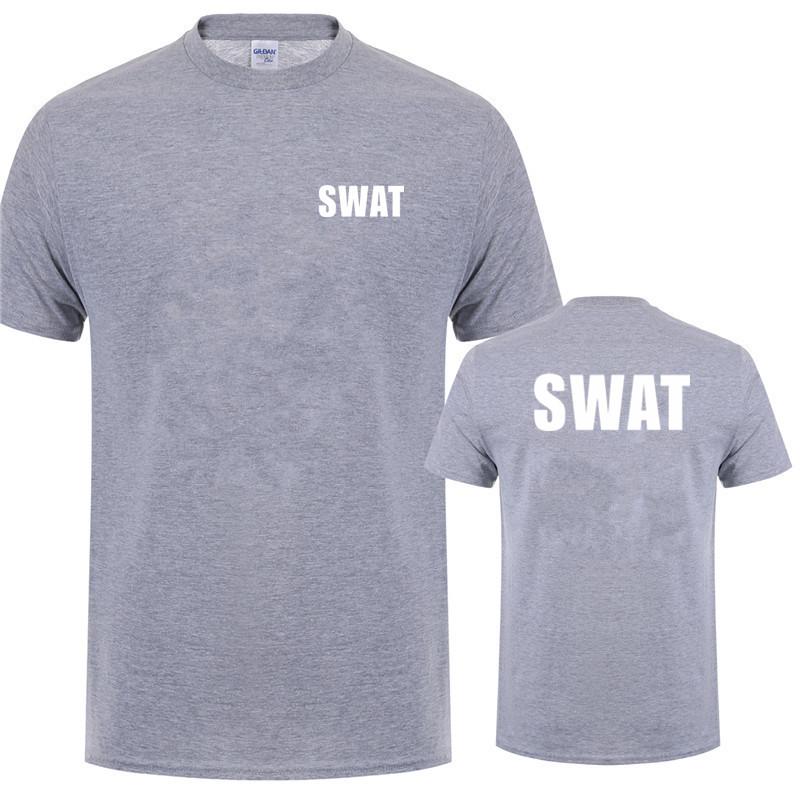 Swat T Shirt Summer New Clothing Cotton Casual Short Sleeve Unisex T Shirts Hip Hop Swat Tees Tops Ot035
