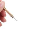 5pcs/set Golden Lace Wig Needles Copper Handle Wig Making Kit Ventilating Needles  Professional