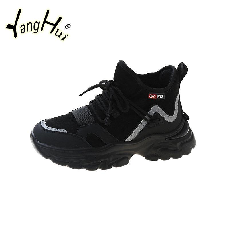 Дизайнерские кроссовки для женщин 2024 года, модные, корейские, удобные, повседневные, сращивающиеся, беговые, спортивные, на платформе, весна-осень