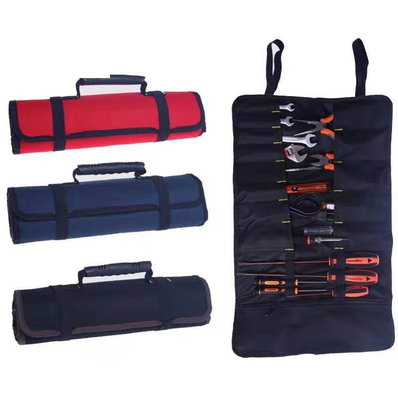 Многофункциональная сумка для гаечных ключей из ткани Оксфорд, складная сумка для инструментов, карман для хранения, портативный чехол для инструментов, чехол-органайзер, держатель