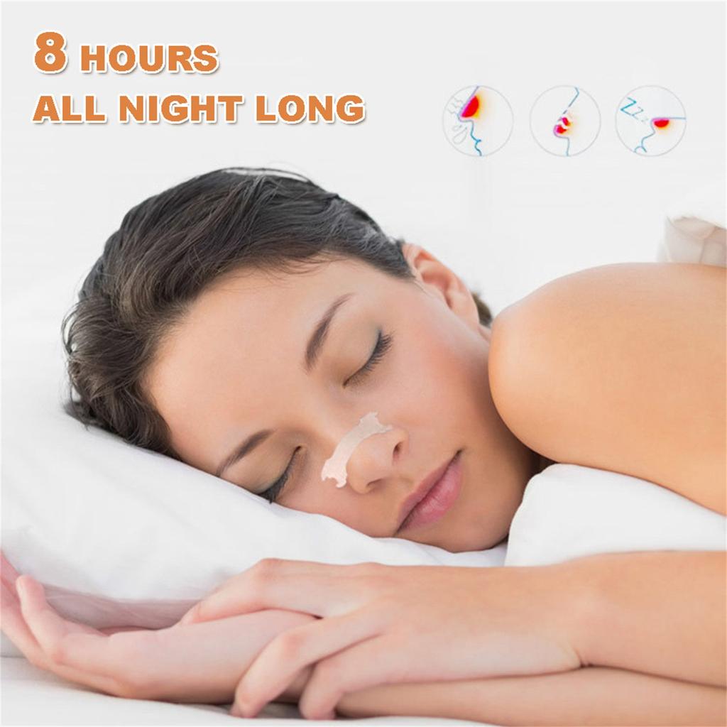 Помощь во сне Дыхательная полоска для носа Полоска для носа от храпа, пластырь от храпа Помогает остановить храп и заложенность носа Спите спокойно