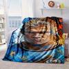 Haaland's Number 9 Journey Portable Blanket/Soft Blanket Bedding Blanket Suitable for Travel Camping Living Rooms Offices Sofas Fan Gifts