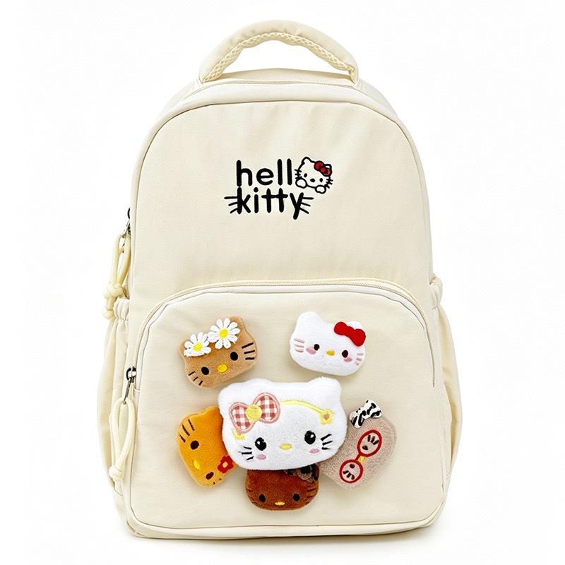 Schoolbag Korean version ins cartoon Hello Kitty backpack female niche design cute student schoolbag large capacity versatile backpack