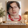 Harry Styles Custom Name Text 5D Diamond Painting Kit DIY Full Drill Diamond Art Decoration