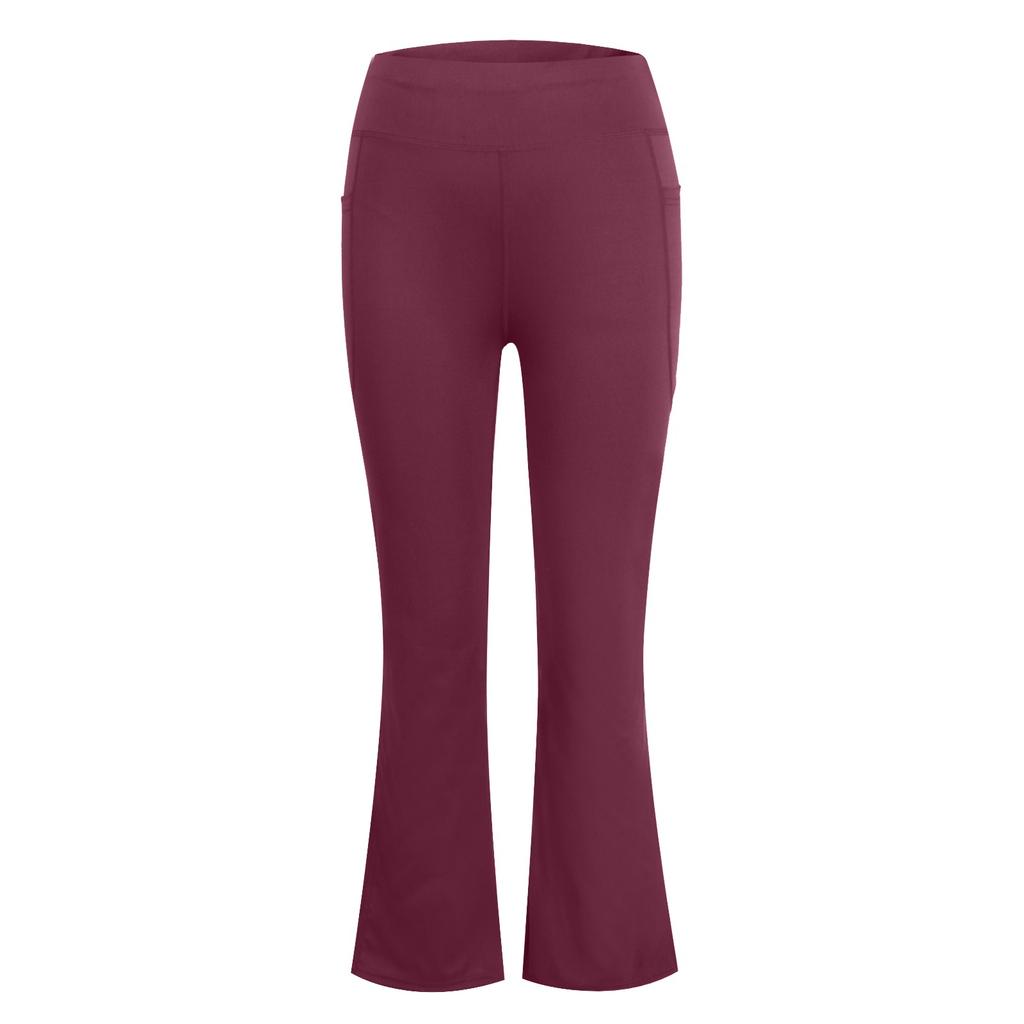 Women's Wide Leg Yoga Pants High Waist Comfortable Dance Sports Pants Wide Slastic Pocket