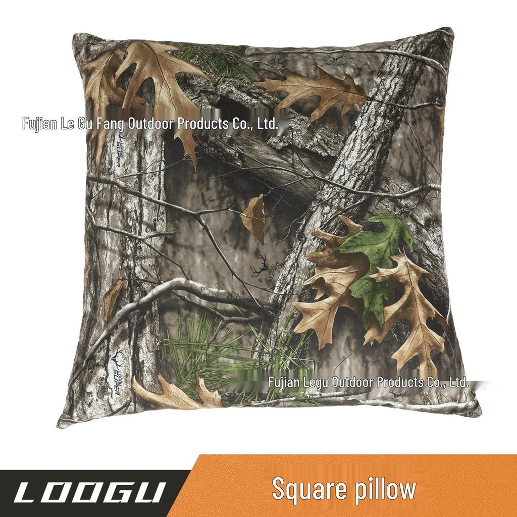 Removable & Washable Camouflage Throw Pillow for Home, Car, & Office