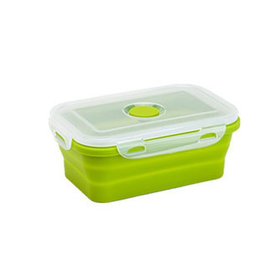 Силиконовый складной складной контейнер для обеда Bento Box, контейнер для хранения еды, салата