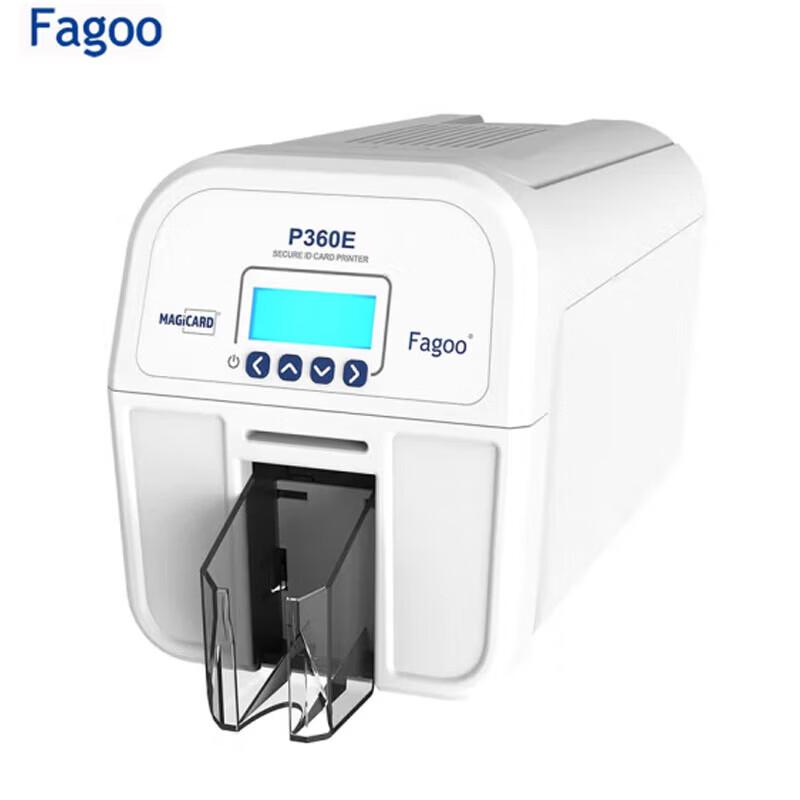 Односторонний принтер для ID-карт Fagoo P360E, штекер CN (адаптер в комплекте)