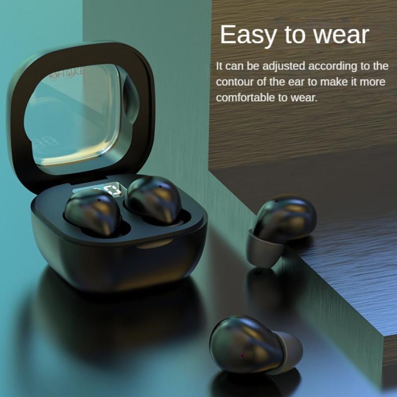 Невидимые наушники для сна, беспроводные Bluetooth 5,3 наушники с микрофоном, мини-гарнитуры TWS, шумоподавляющие стереонаушники HIFI