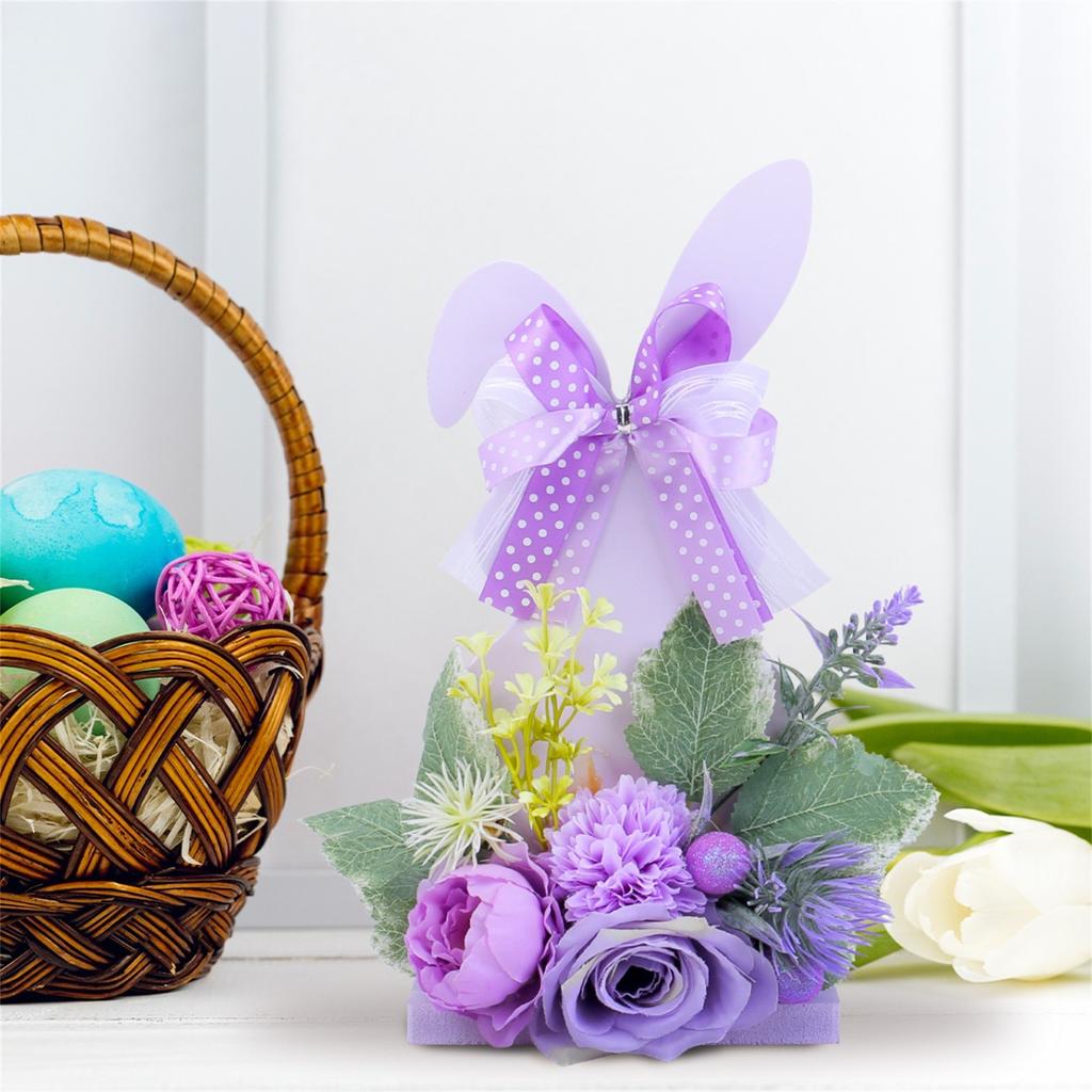 Пасхальный мультяшный кролик пасхальное яйцо украшение рабочего стола