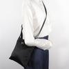 PRADA Pochette Shoulder Bag B7879 NERO black Satin Women Used