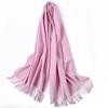100 Pure Wool Scarves Women's Winter High-end Cashmere Oversized Shawl Gift