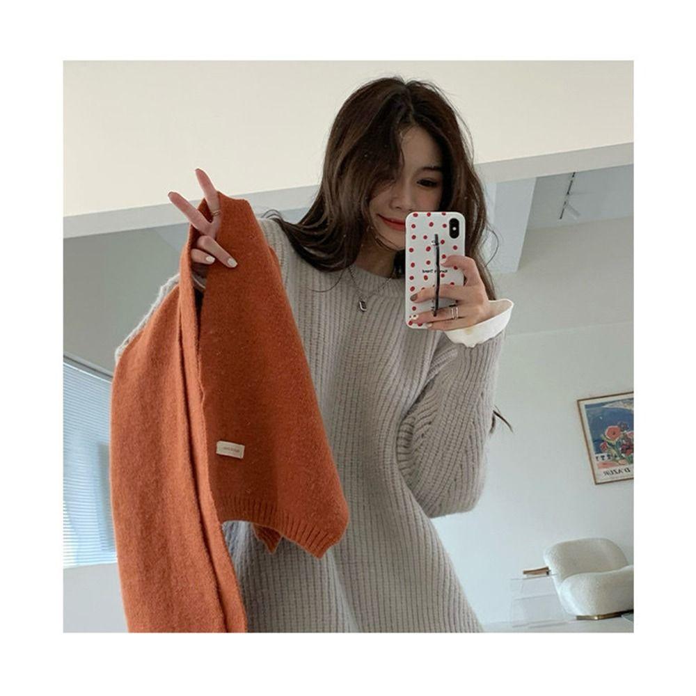 Bib Thermal Neck Warmer Thickening Snood Cowl Tube Winter Scarves Autumn Winter