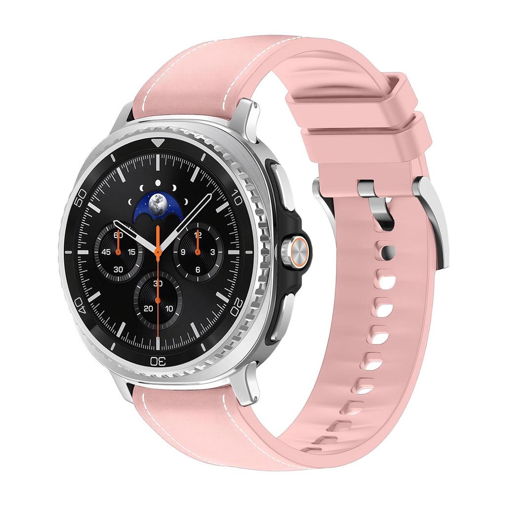 Совместимый кожаный и силиконовый ремешок для Samsung Galaxy Watch 8/8 Classic