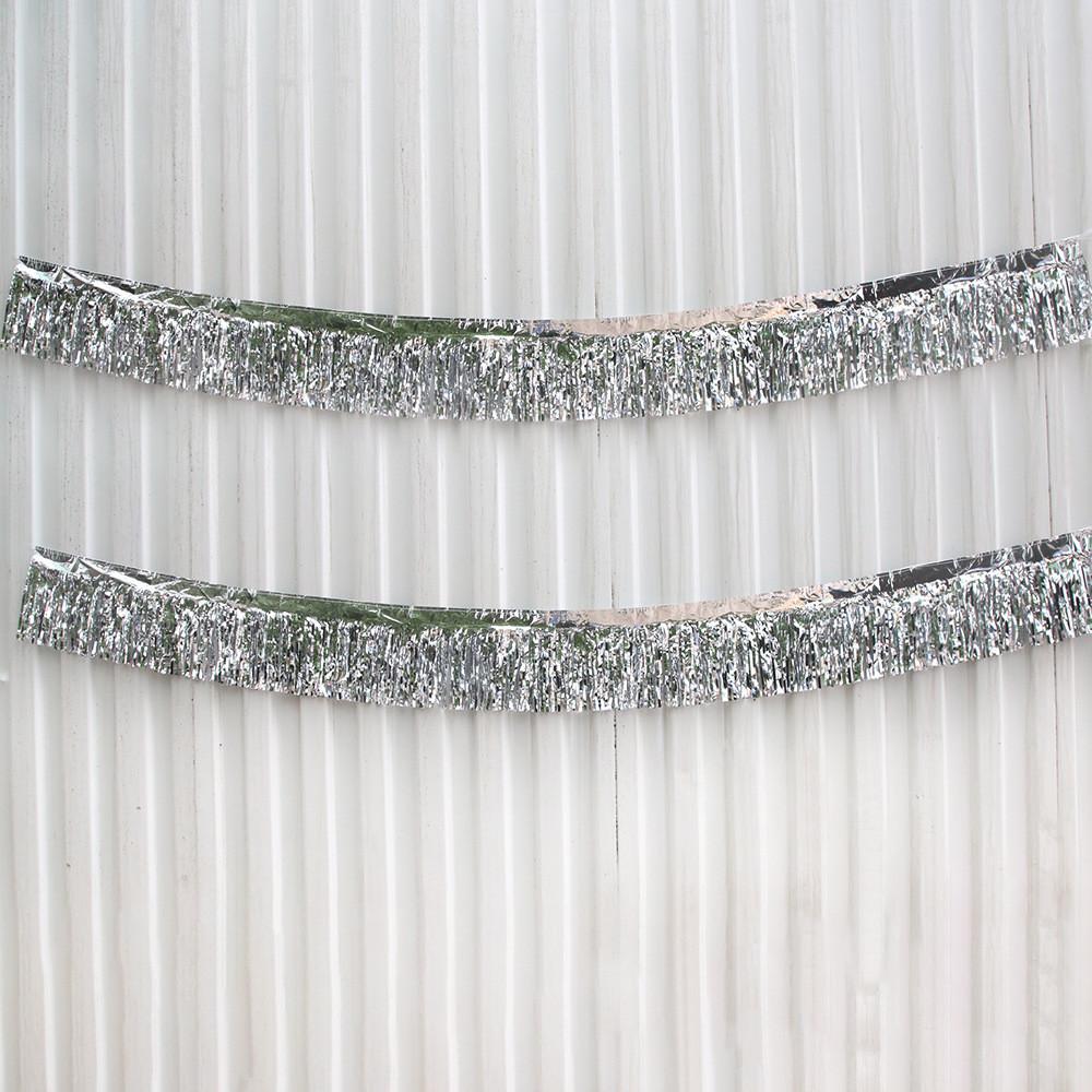 Vibrant Rain Silk Streamer Decorative Party Banner For Wedding And Events In Gold Pink Rose Gold Silver Blue And Green 25cm X 2.75m