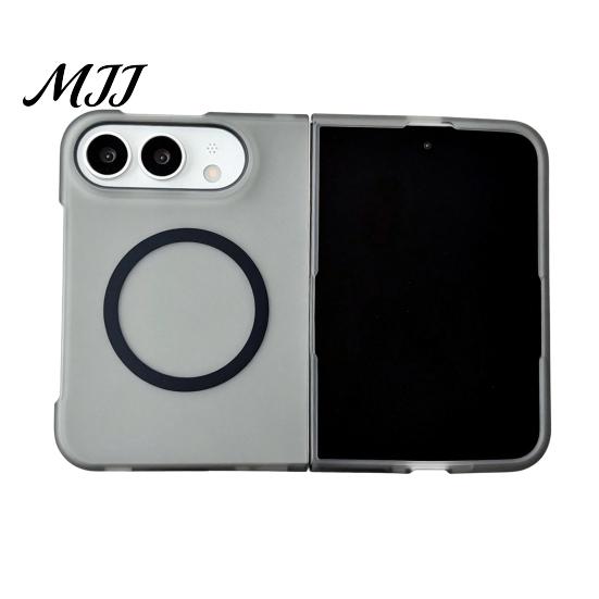 Ультратонкий складной чехол, магнитный, прозрачный, для IPhone Duo 2026, противожелтеющий, из поликарбоната, материал с защитой от окисления, с точными вырезами, ультратонкий