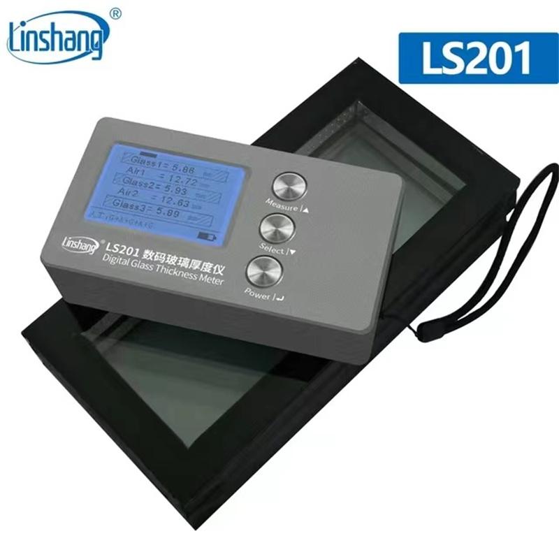 Цифровой толщиномер стекла Linshang LS201 Лазерный измеритель LS200 для стеклопакетов ламинированного закаленного полого ИГ стекла