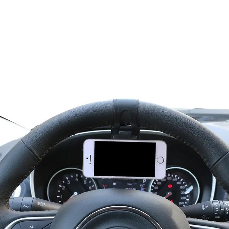 1 шт. Универсальный зажим-держатель для телефона на руль автомобиля для электронных устройств шириной 55-75 мм