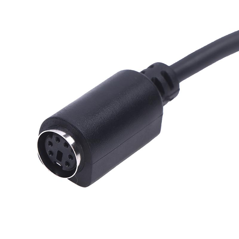 Кабель MD 6-контактный female на Din 5-контактный male Кабель передачи данных для клавиатуры и мыши PS/2