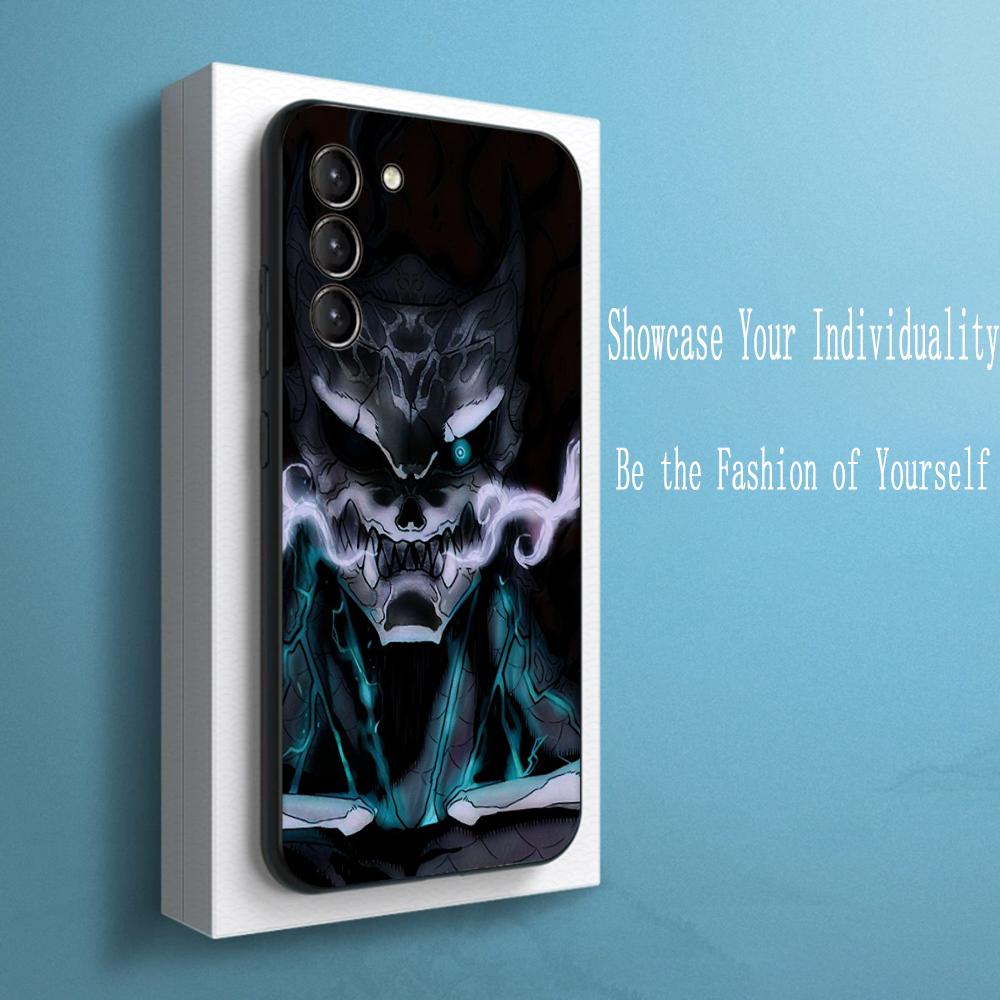 Чехол для телефона Kaiju No 8 japan hot anime Для Samsung Galaxy S25 S24 S23 S22 S21 S20 Plus Ultra Note20 Мягкий Черный