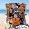 1PC Custom Name Beach Towel Ed Sheeran music Beach Towel, Suitable for Camping, Travel, Beach Accessories, Super Absorbent, Family Gift