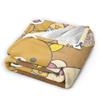 Rilakkumas and Friends Warm Blanket  Girls Boys Plush Throw Blanket Novelty Couch Bed Flannel Bedspread Sofa Bed Cover