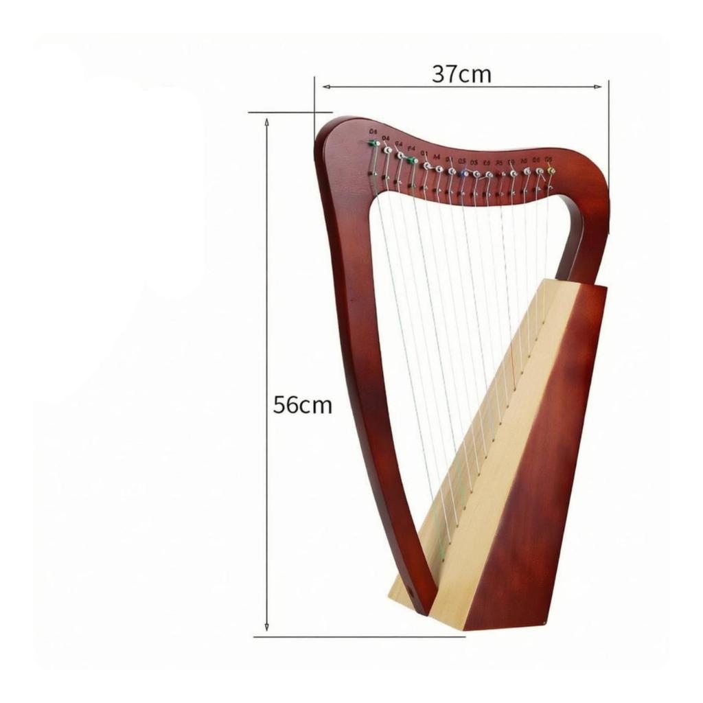 Lyre Harp Portable Handheld for Home Practice, Hobbyists