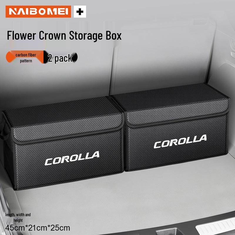 Toyota Corolla Foldable Trunk Organizer - Interior Storage Box