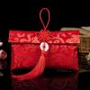 Year of the Horse Silk Brocade Red Envelopes with Hot Stamping Embroidery for Weddings and New Year