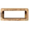 Wall Mounted TV Cabinet 60 x 30 x 25 cm Rough Solid Mango Wood