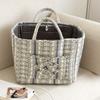 Foldable Fabric Storage Basket With Floral Print Large Capacity Laundry Hamper Bedroom Dorm