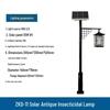 Solar-Powered Suction Insect Killer Lamp for Orchards and Aquaculture