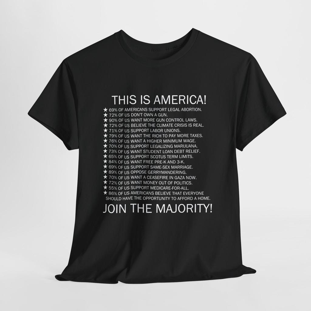 This Is America Activist Graphic T-Shirt Mens Womens Tees Top, Political, Protest, Social Justice Tshirt Tops Tee