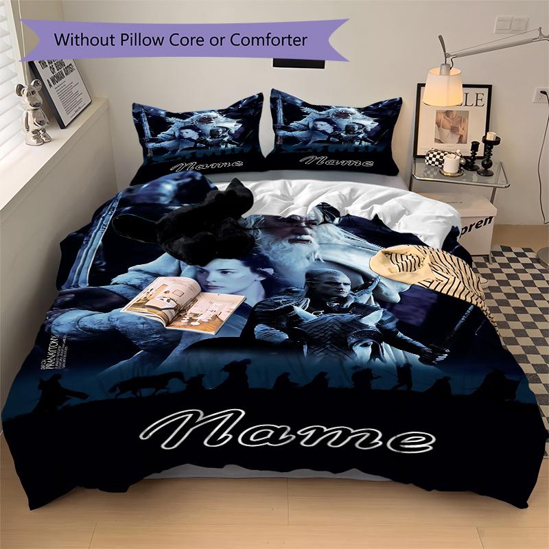 Custom Textile Mystic Gate Bedding 3 Piece Set HD Print Duvet Cover Pillowcases for Teens Adult Bedroom Decoration