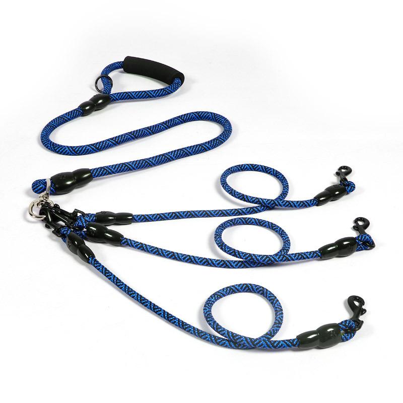 One Tow Three Pet Leash One Tow Two Tow Leash Walking Dog Leash Leash Multi head Double-head Removable