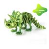 Симуляция Юрского Периода Модель Динозавра Новая 3D Печать Скелет Динозавра Трицератопс Суставы Подвижные Детская Игрушка для Снятия Стресса Подарок