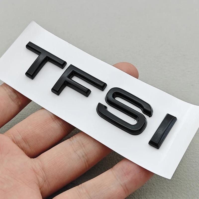 3D ABS Car Letter Logo 35TFSI 40TFSI 45TFSI Rear Trunk Tail Badge Emblem Decal For Audi A4 A5 A6 A8 Q3 Q5 Q7 Sticker Accessories