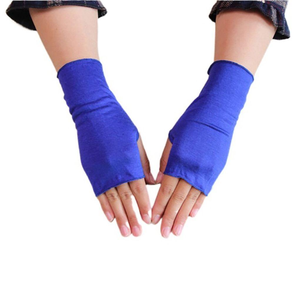 Color Cycling Summer Sunshade Half-finger Gloves Sunscreen Gloves Fingerless Gloves Driving Mittens
