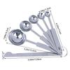 5/6Pcs Measuring Spoons Stackable Kitchen Measuring Spoon Set Stainless Steel Measuring Scoops Set Kitchen Baking Tool