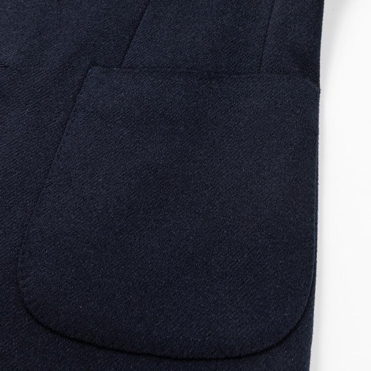 Мужской весенне-осенний костюм из кашемировой шерсти: Короткий повседневный блейзер и формальное пальто