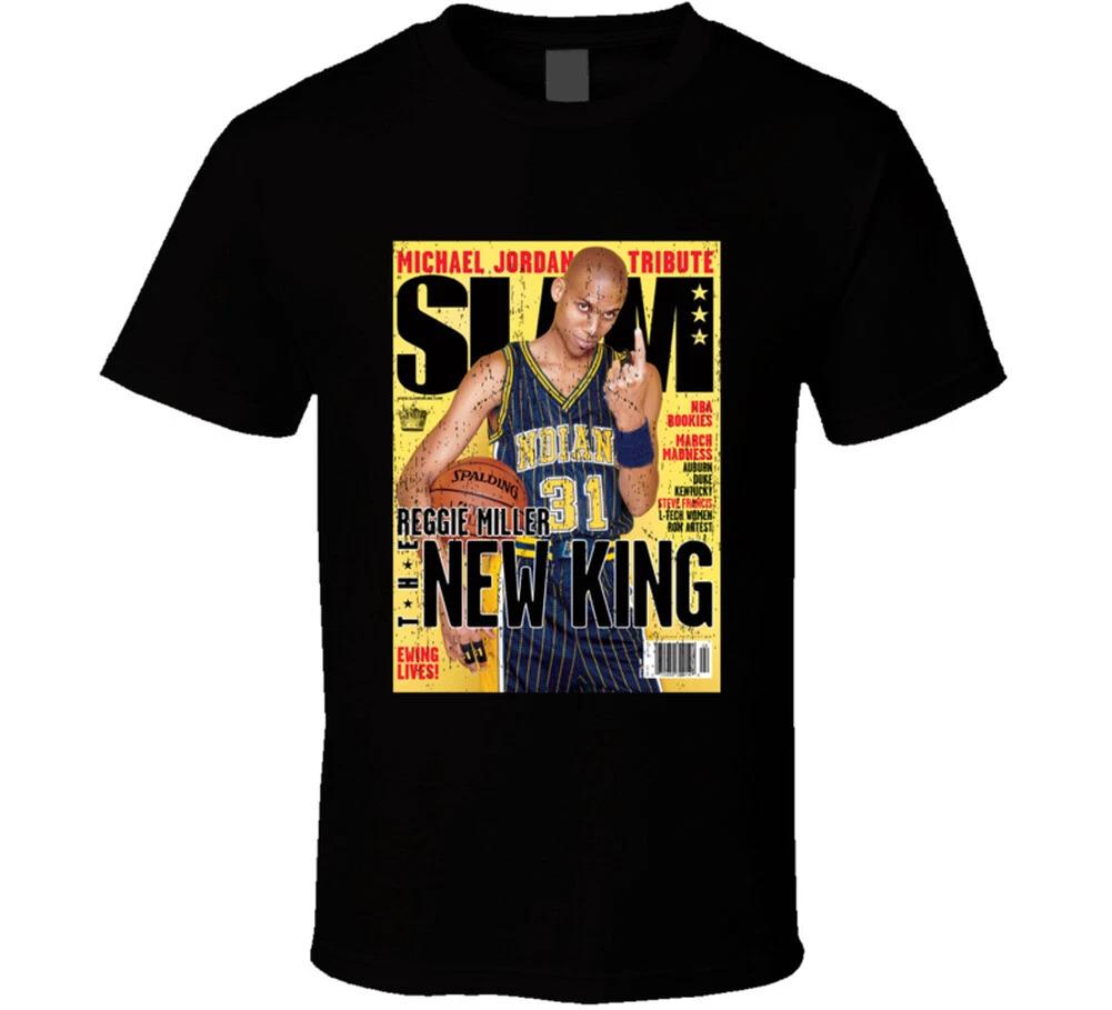 Slam Magazine Issue 33 Reggie Miller Popular Basketball Magazine Grunge Look T S