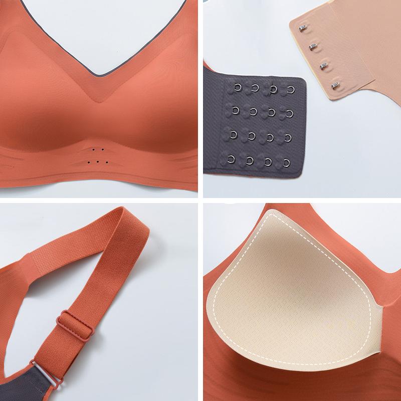 Бюстгальтер больших размеров, сексуальный бюстгальтер, бесшовные беспроводные бюстгальтеры для женщин, мягкий бюстгальтер без косточек, спортивный бюстгальтер, женское нижнее белье, M до 6XL
