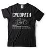 Cycopath Велосипедная футболка Байкерская рубашка Мужская футболка Велосипедная рубашка