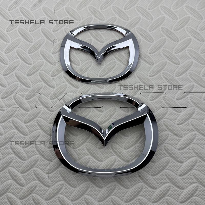 Car Front Hood Emblem Logo RearTrunk Badge For MAZDA 2 Bonnet Badge Rear Trunk Stickers Demio 2009-2025 14CM 12.5CM 11.5CM10.5CM GH3
