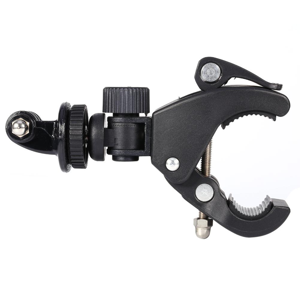 360 Degrees Rotatable Bike Bicycle Handlebar Clip On Clamp Mount For GoPro Camera