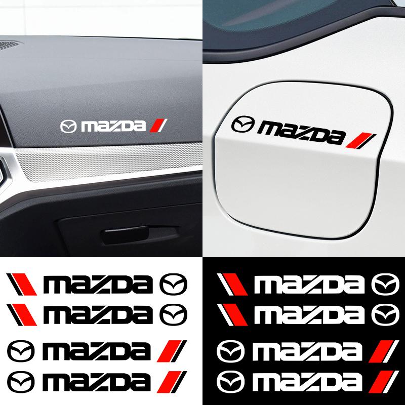 2026 4x Car Styling Car Door Handle Decals Design Stickers Vinyls Decals For Mazda 3 CX3 CX4 CX5 CX7 CX8 CX9 Atenza Axela Car Styling